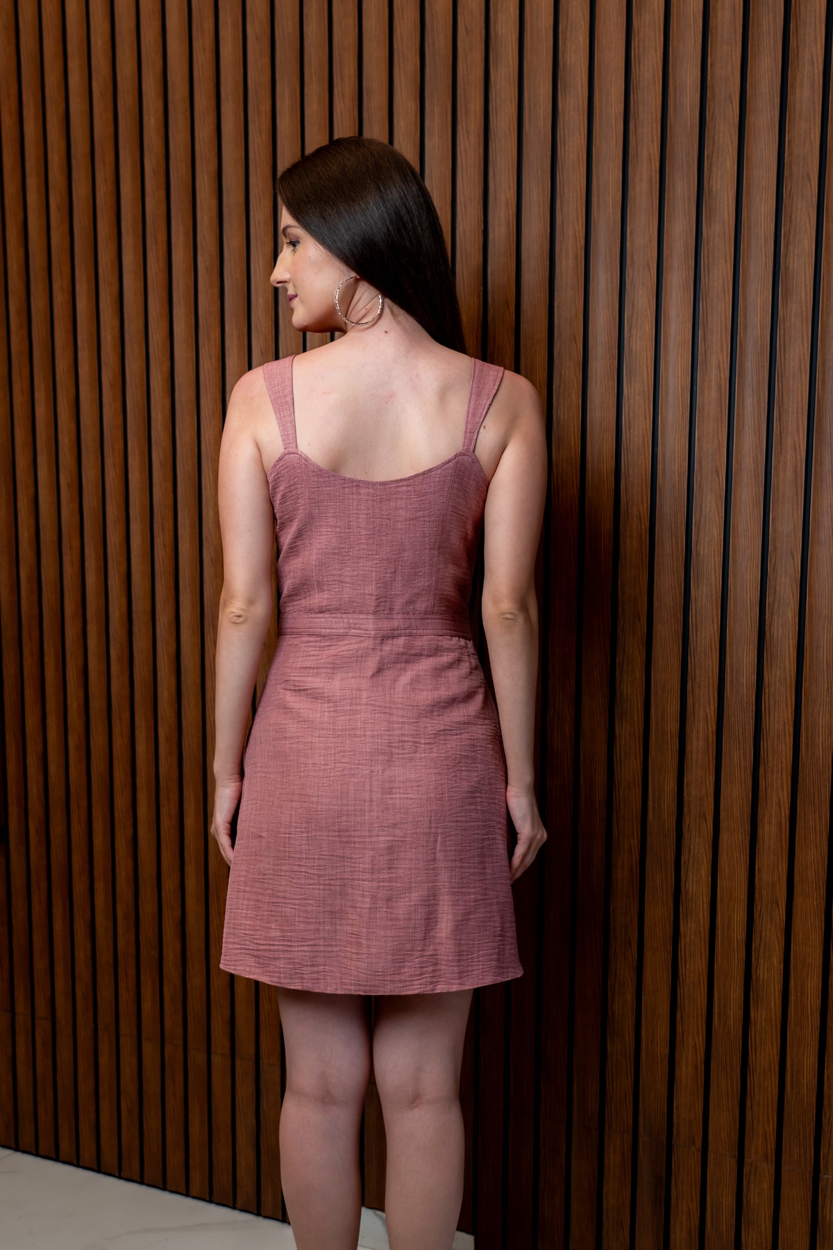 Phoebe Zippered Short Dress