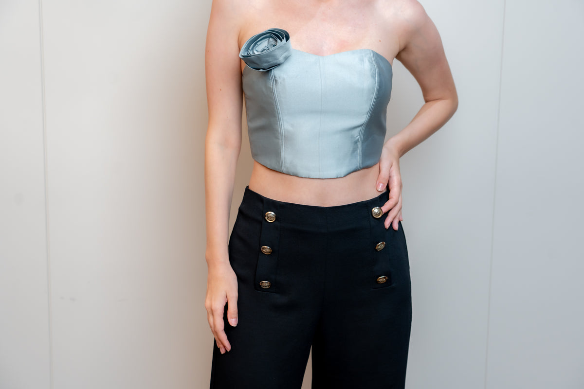 Rosette Tube Top