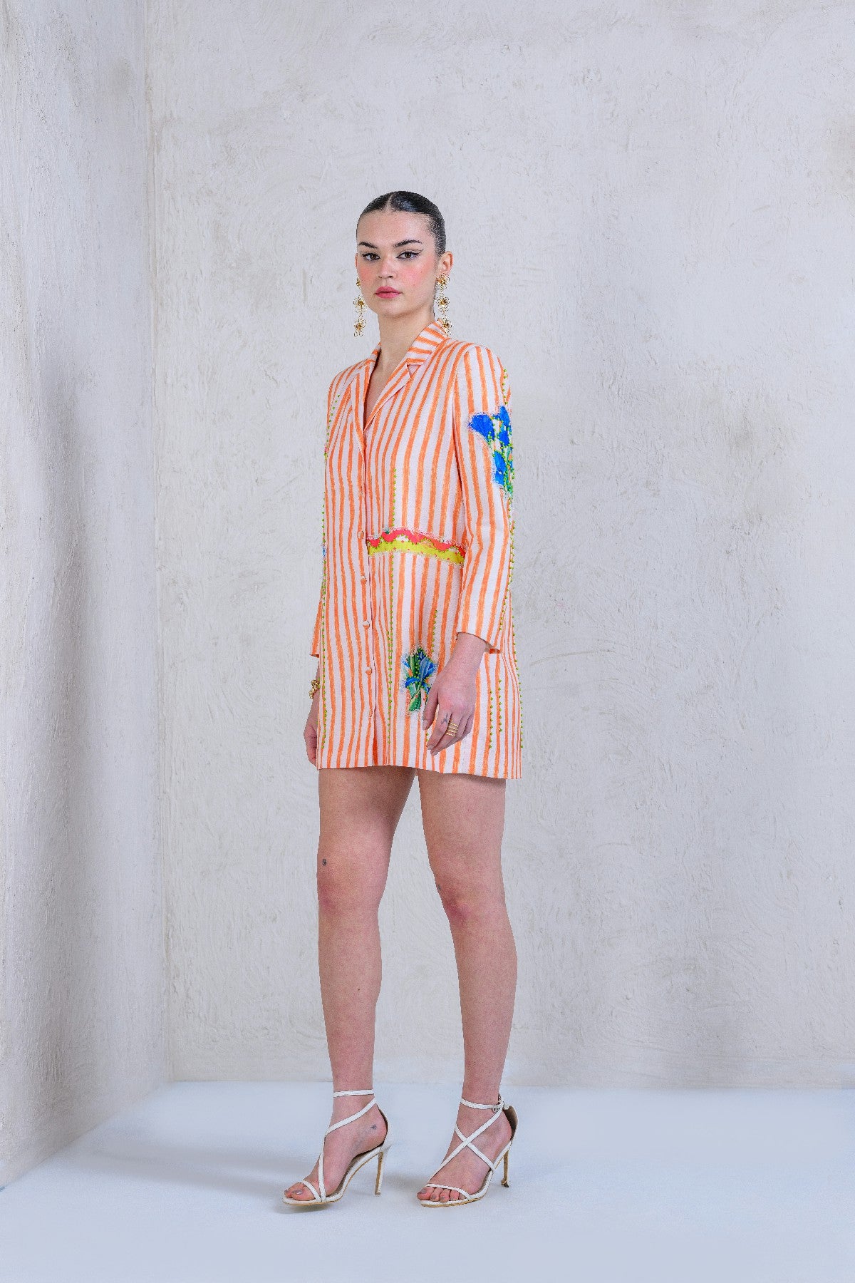 Sunset Streak Button down Dress