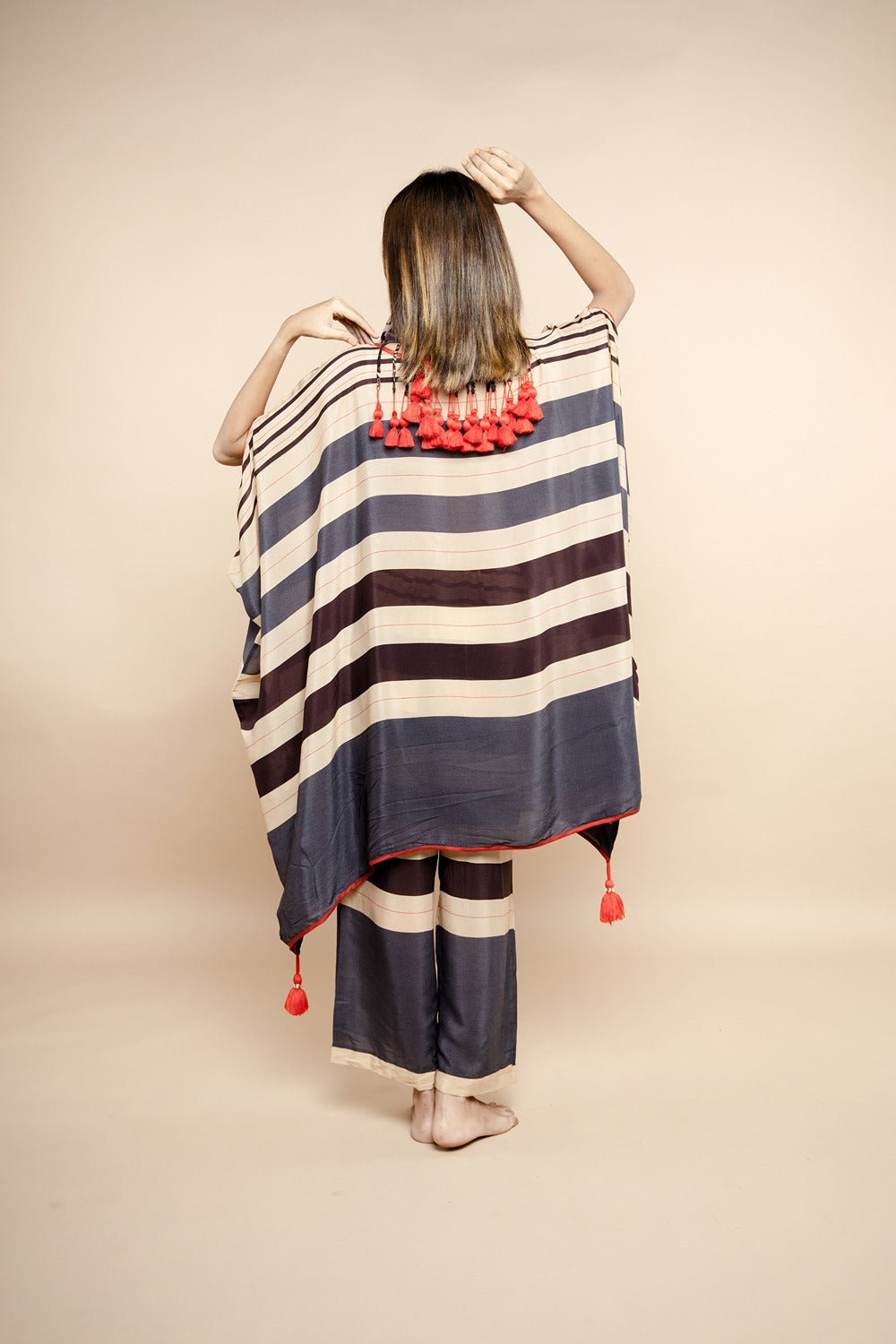 BOLD STRIPE KAFTAN COORD