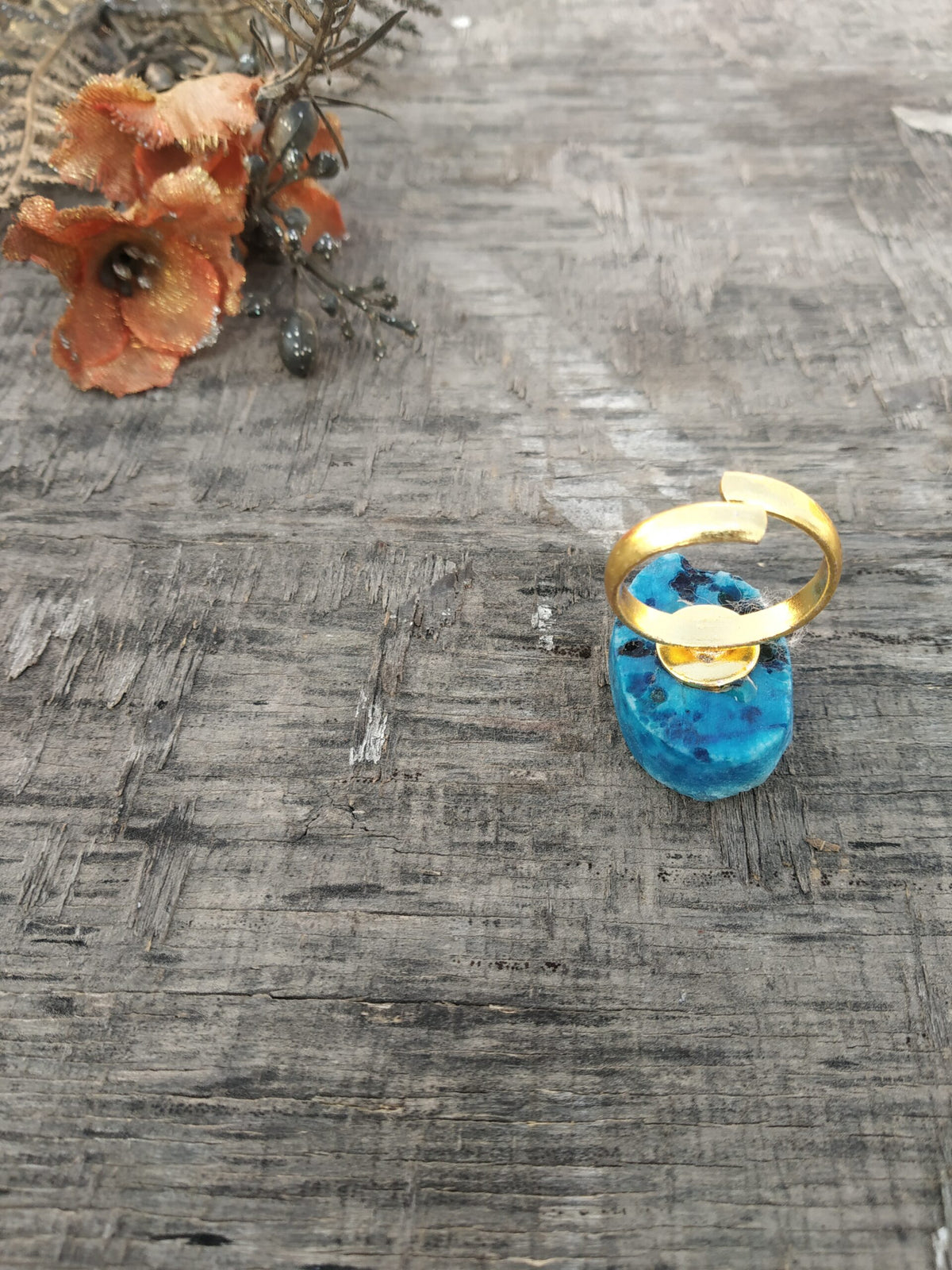 Cocktail Druzy Ring