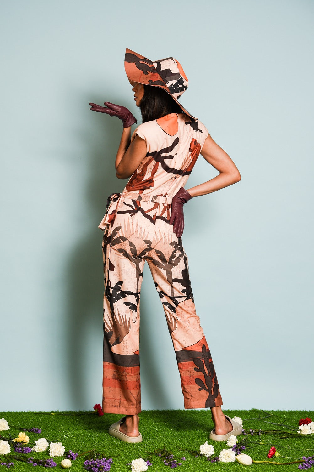 SAFARI PRINT JUMPSUIT