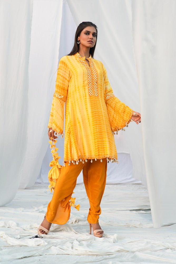 Kurta With Dhoti Pants