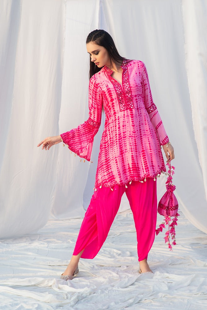 Kurta With Dhoti Pants