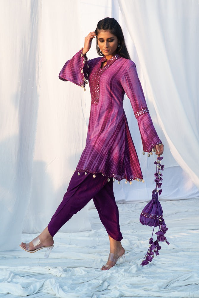 Kurta With Dhoti Pants