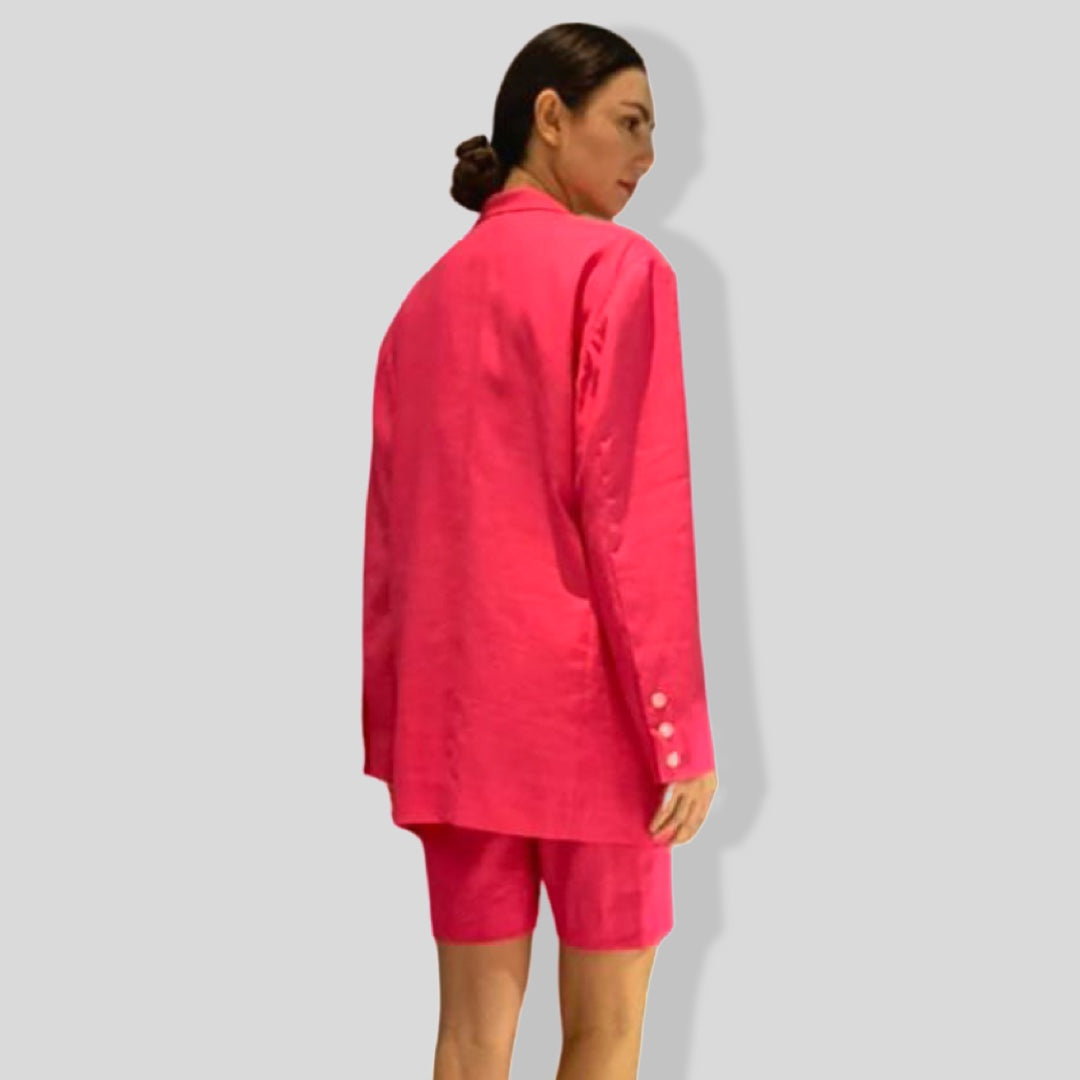 Oversized Hot Pink Blazer