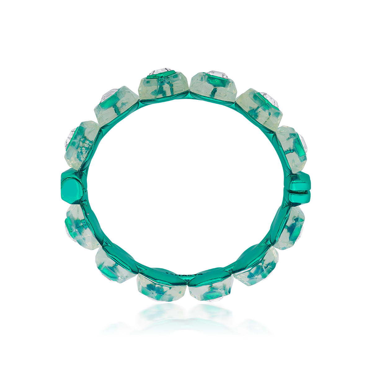 B-dazzle Green Crystal Bracelet