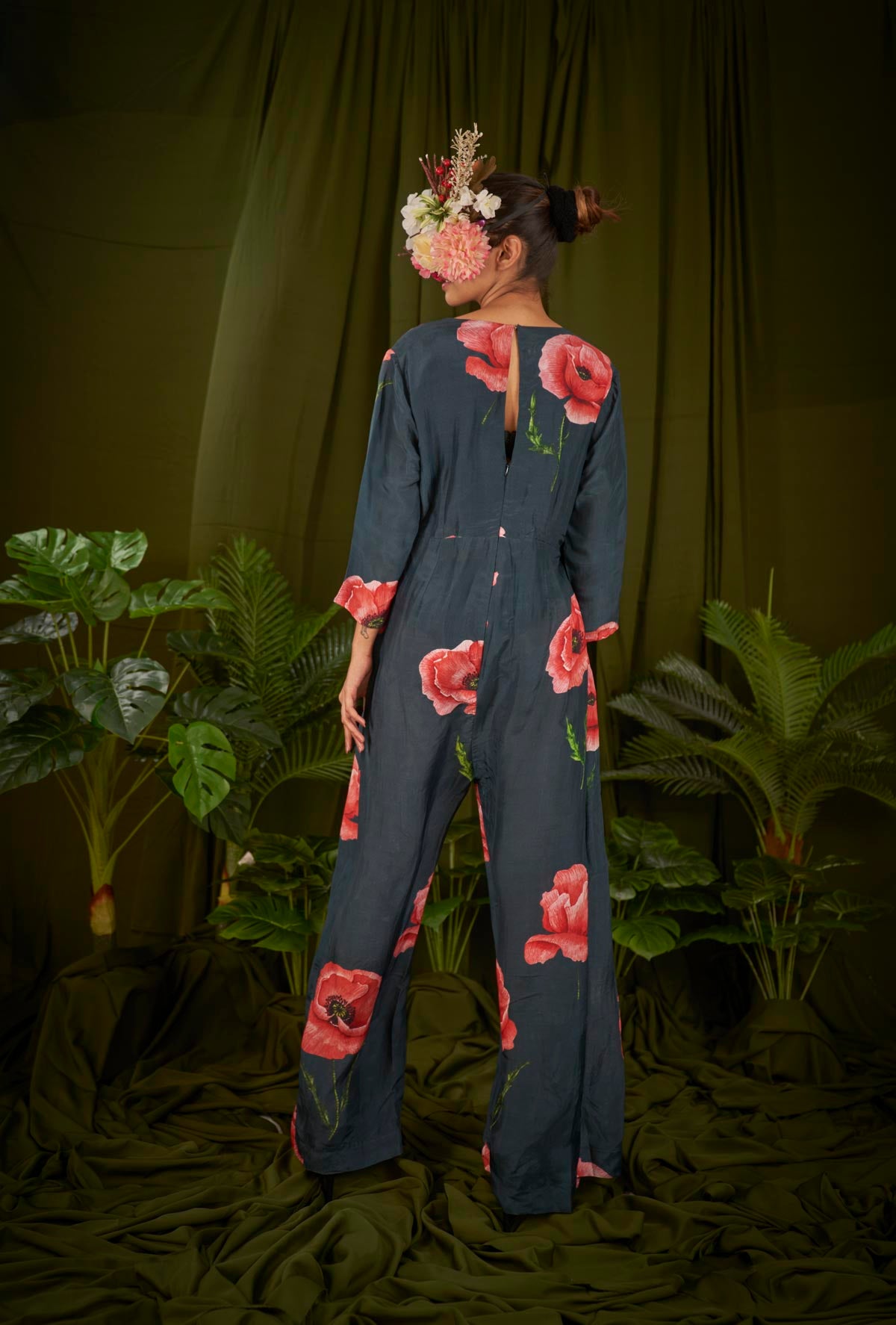 Windflower Navy Blue Jumpsuit