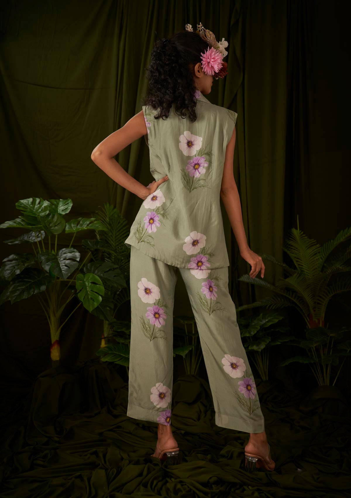 Windflower Sage Green Pant Suit