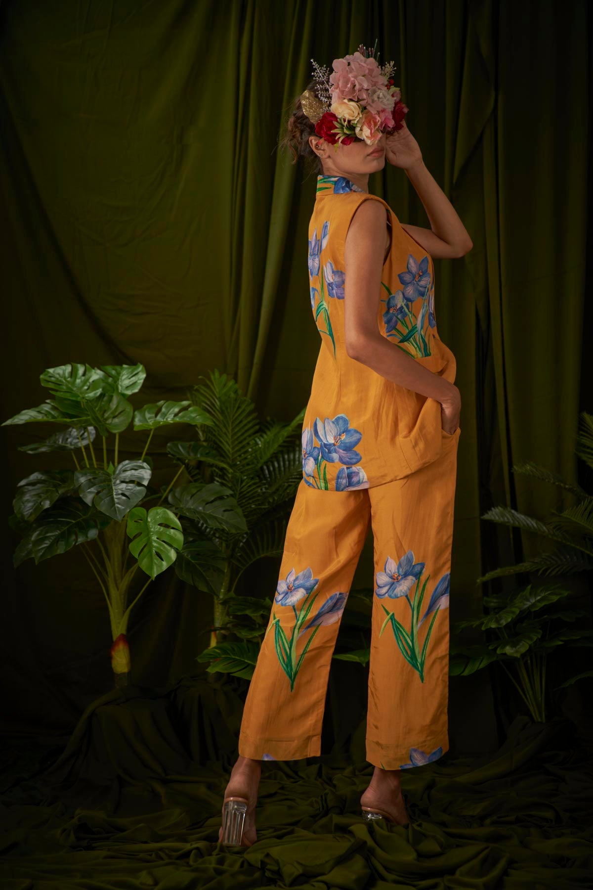 Windflower Mustard Pant Suit