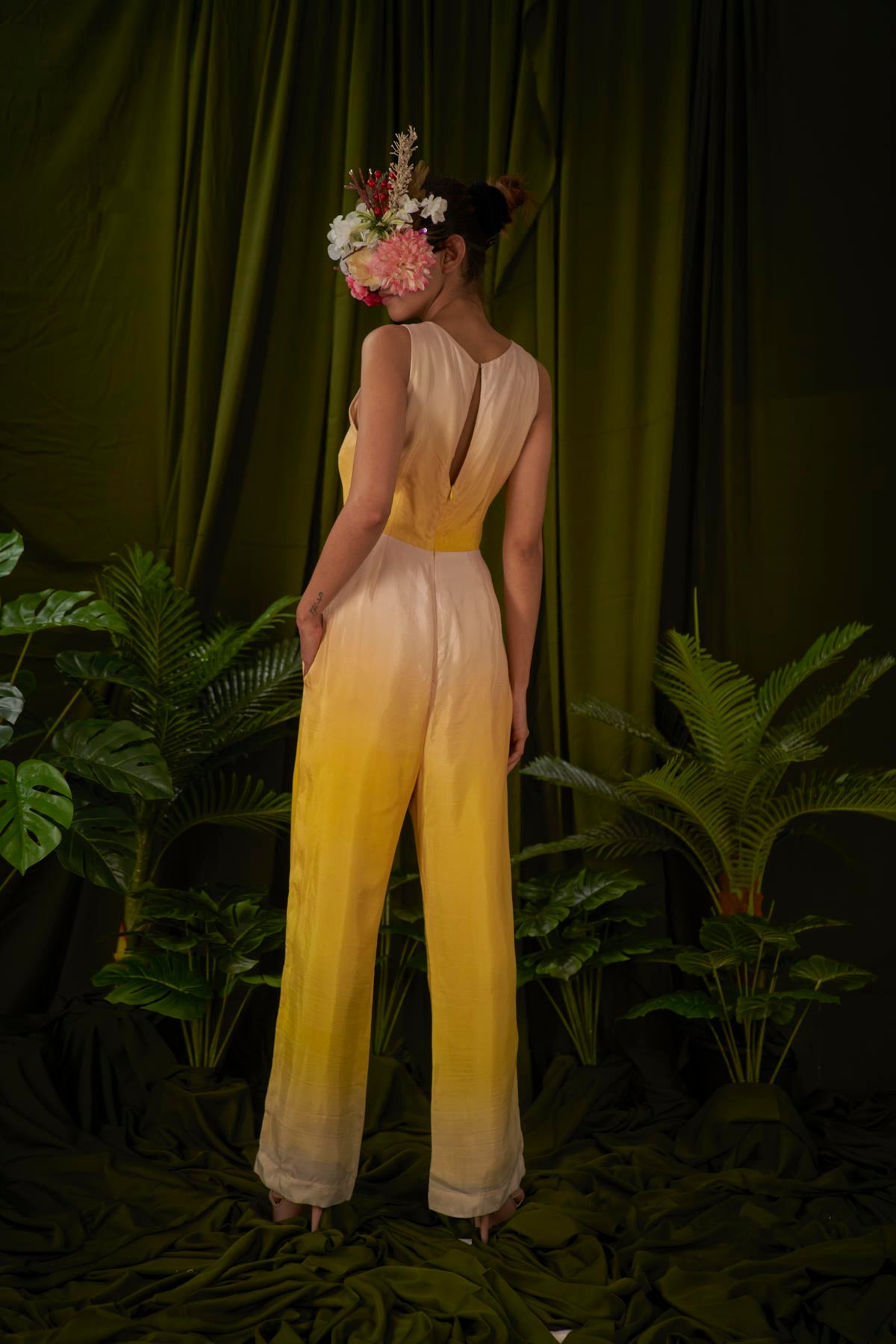 Yellow Ombre jumpsuit