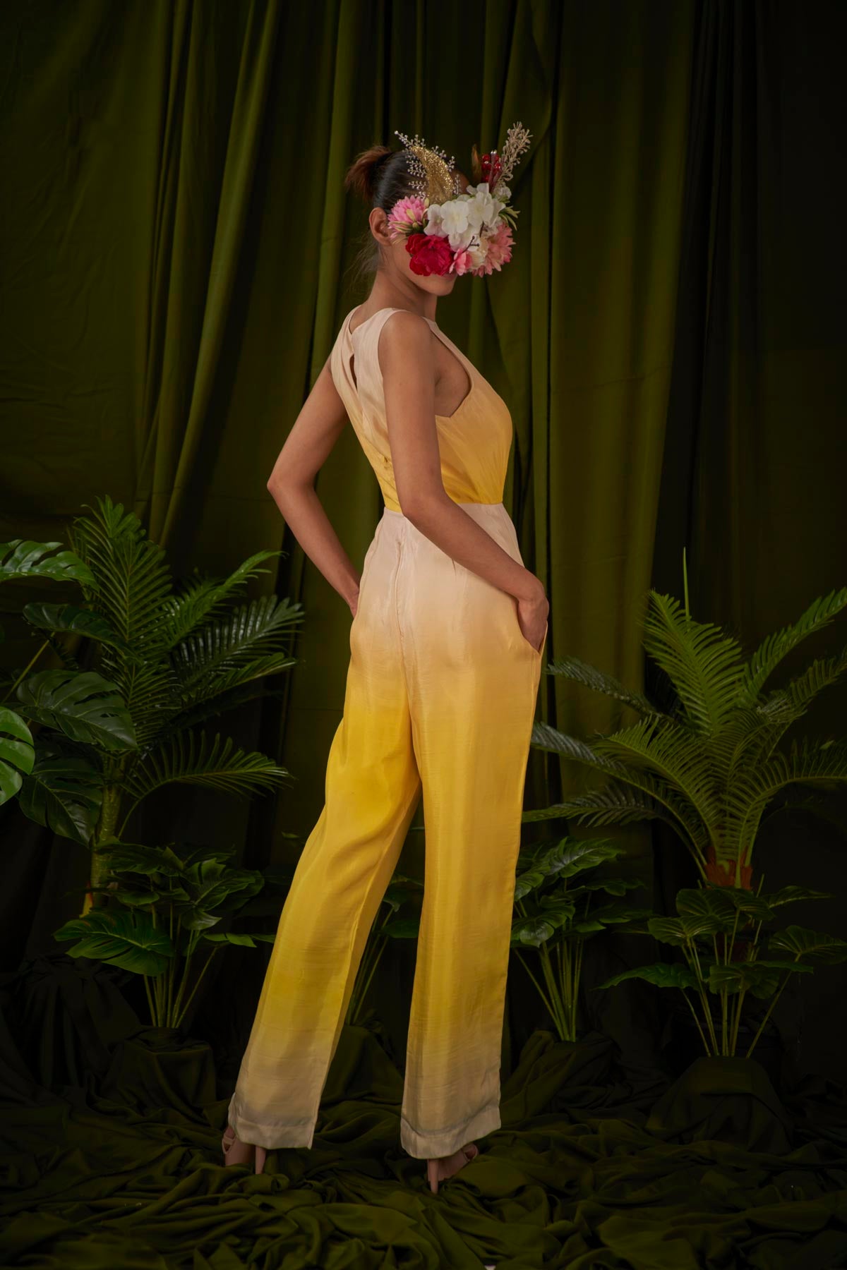 Yellow Ombre jumpsuit