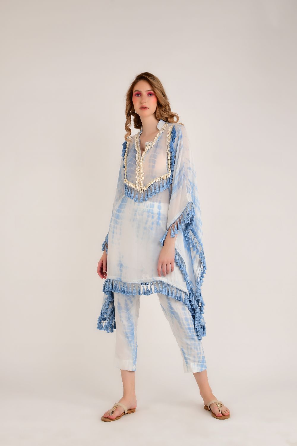 Printed Kaftan Set