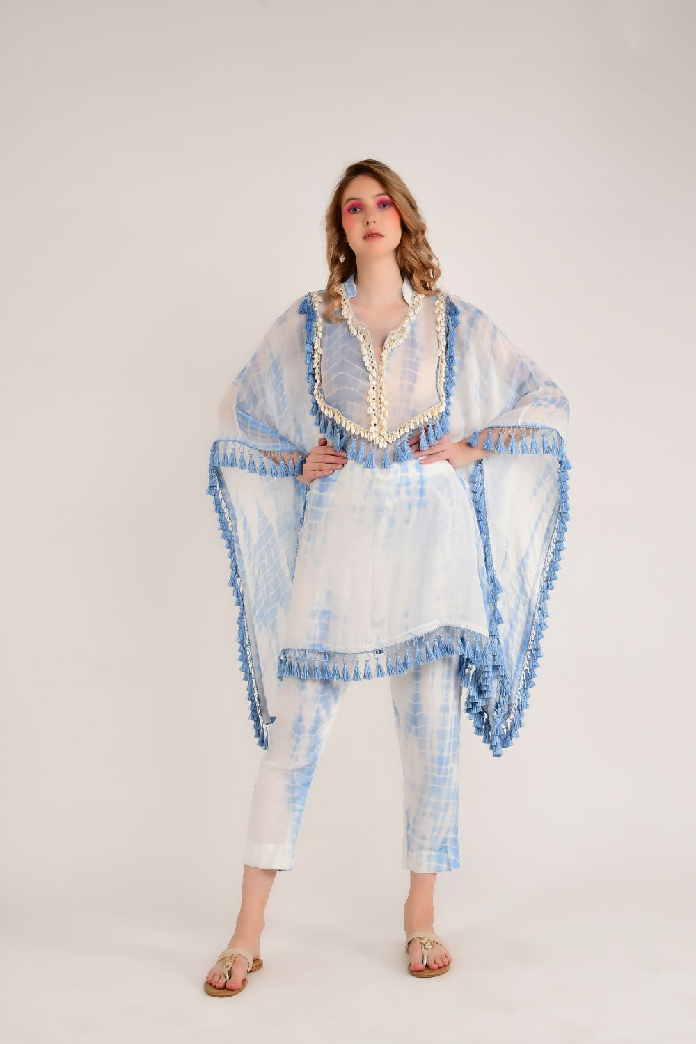 Printed Kaftan Set