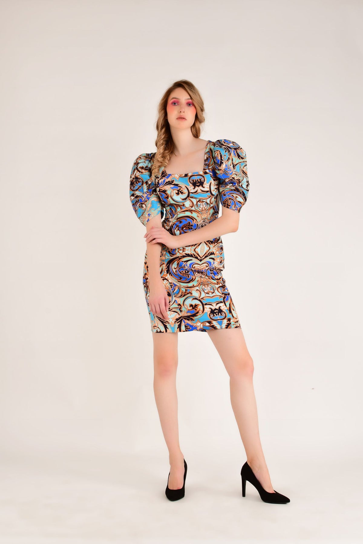 Printed Bodycon Dress