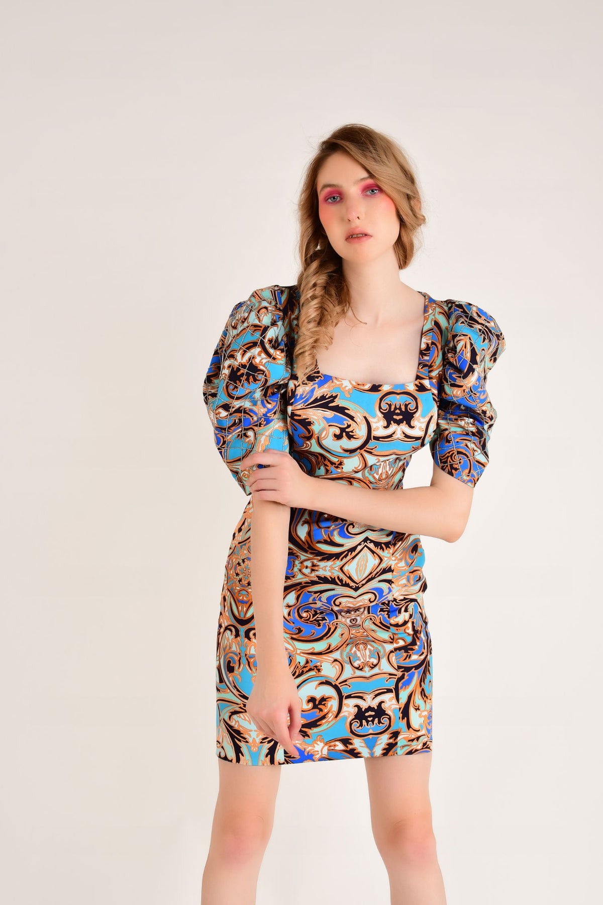 Printed Bodycon Dress