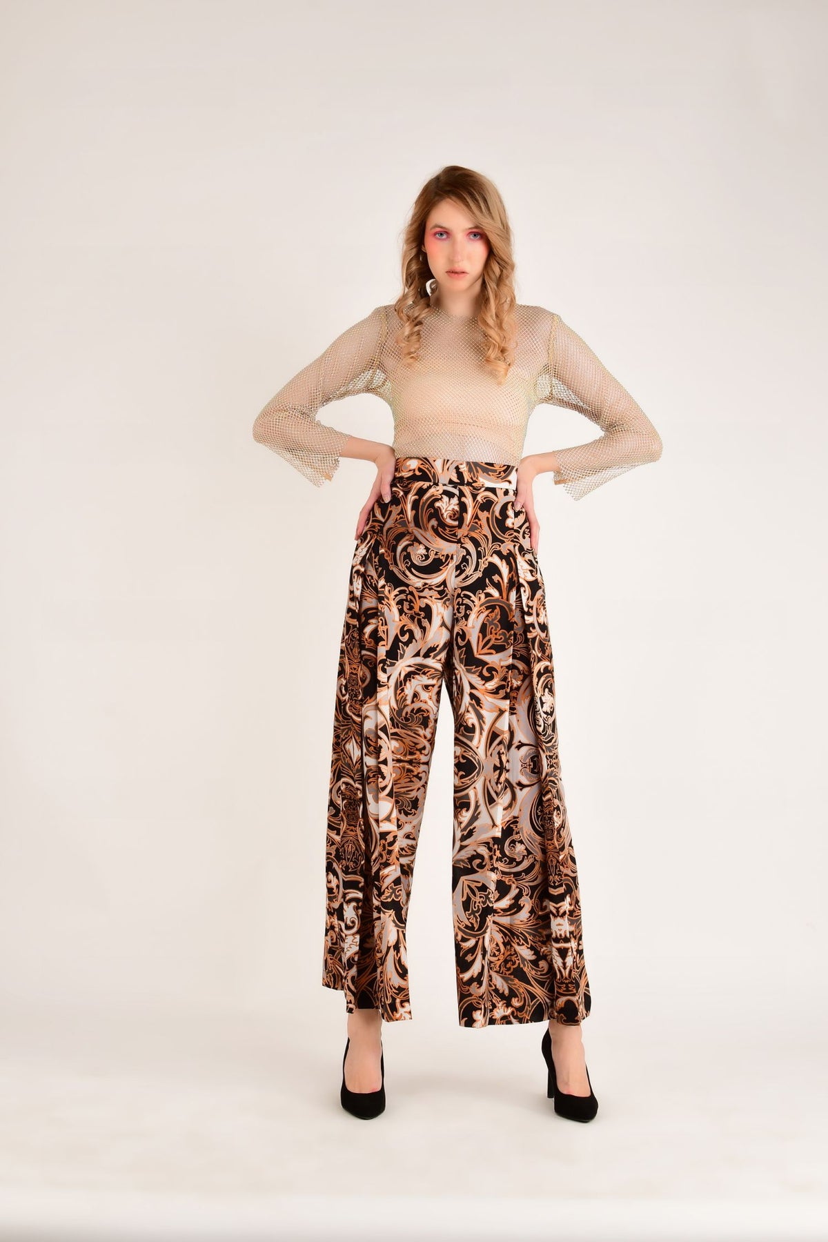 Printed Trouser Set