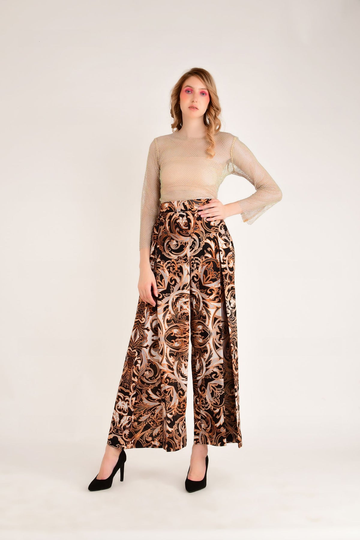 Printed Trouser Set