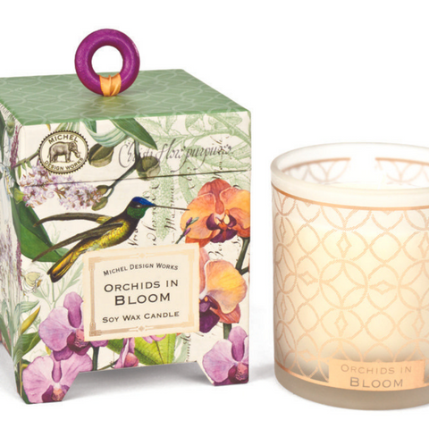 Orchid & Blooms Large Candle