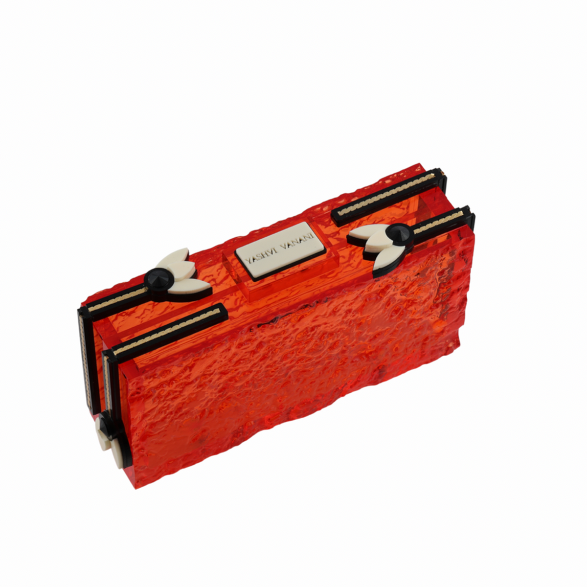 The Amazon Lily Clutch In Orange